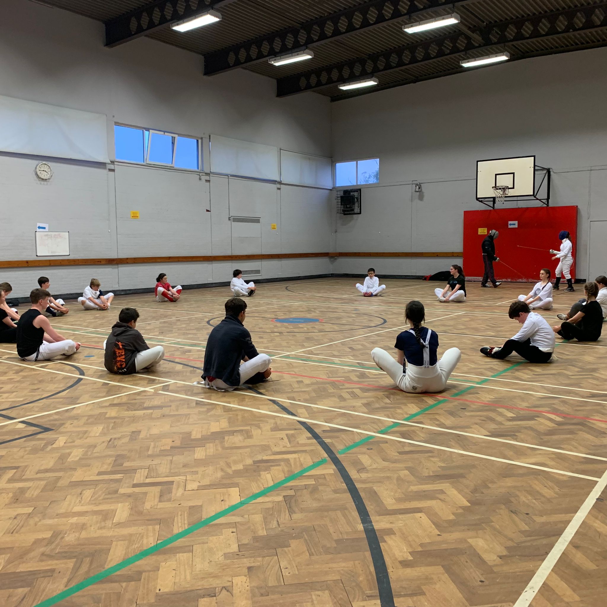 Fencing at the YMCA