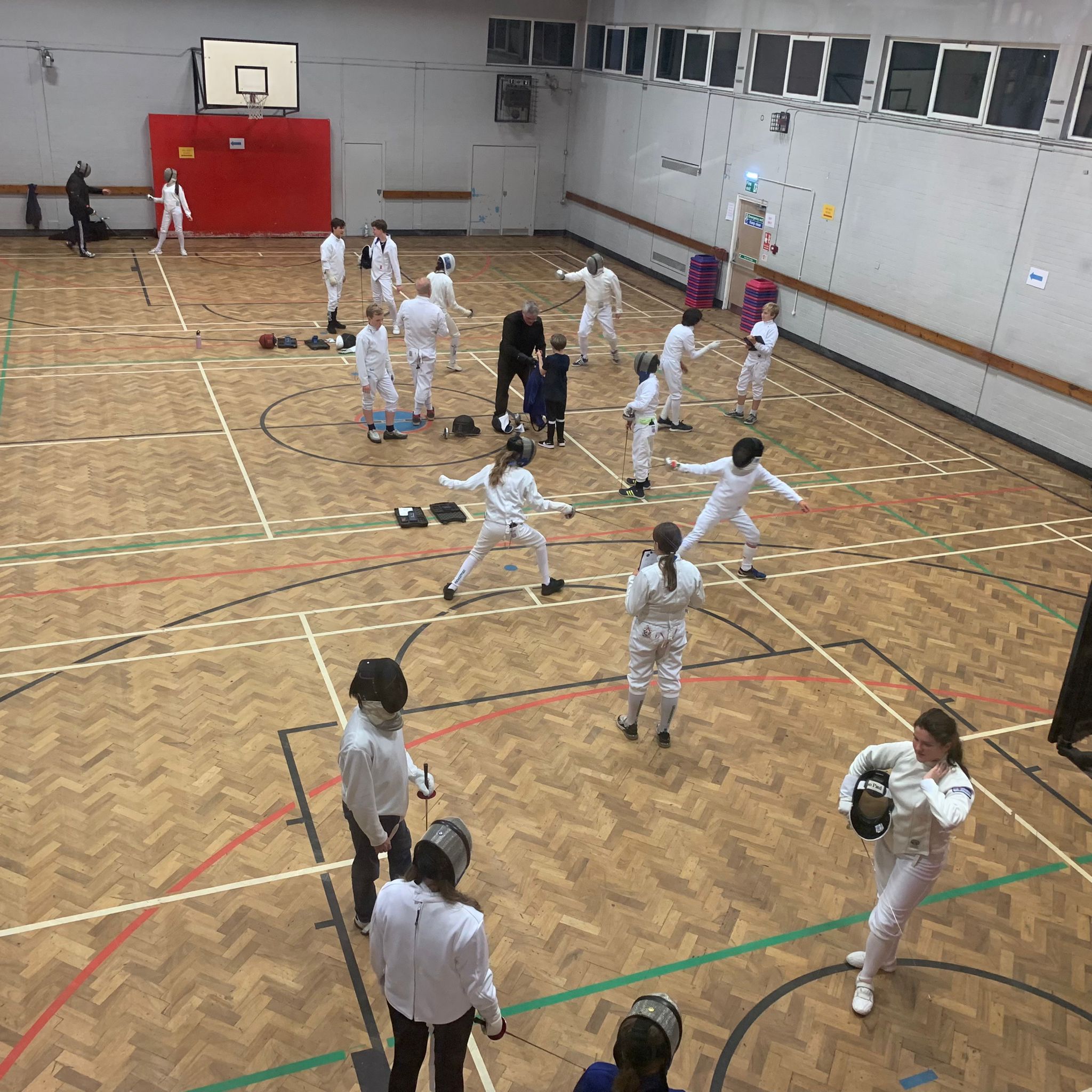 Fencing at the YMCA